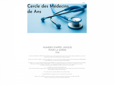 medecins-ans.be snapshot