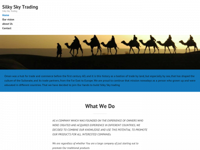 silkyskytrading.com snapshot