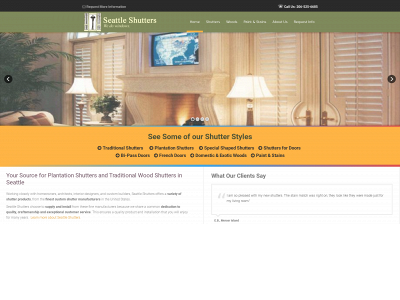 seattleshutters.com snapshot