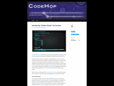 codehop.com snapshot