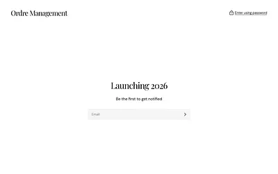 ordremanagement.com snapshot