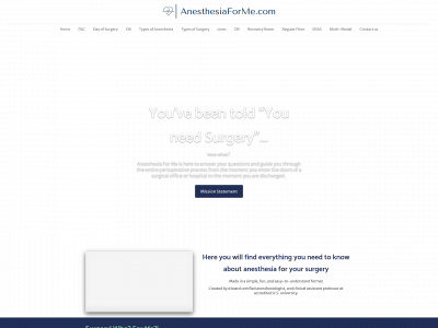 anesthesiaforme.com snapshot