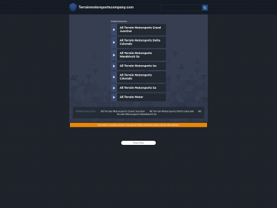 terrainmotorsportscompany.com snapshot