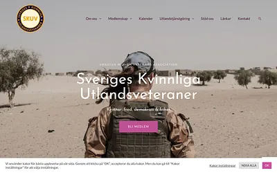 sverigeskvinnligautlandsveteraner.se snapshot