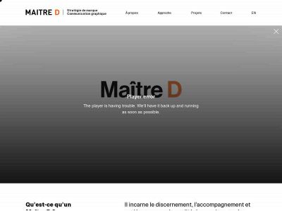 maitre-d.ca snapshot
