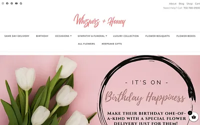 whispersandhoney.com snapshot