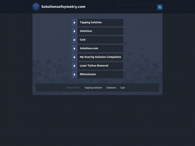 solutionsofsymetry.com snapshot