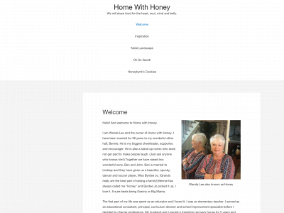 homewithhoney.com snapshot