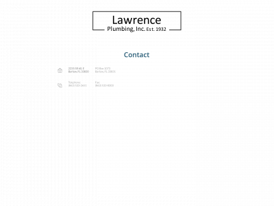lawrenceplumbing.net snapshot