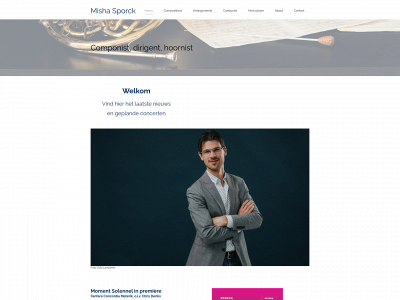 mishasporck.nl snapshot