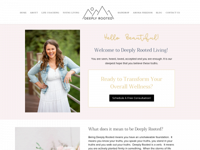 deeplyrootedliving.com snapshot