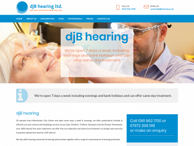 djbhearing.co.uk snapshot