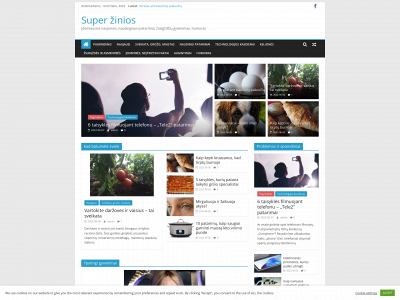 superzinios.lt snapshot