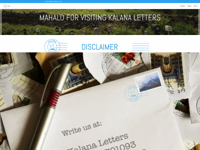 kalanaletters.com snapshot