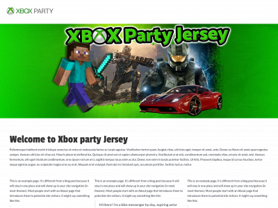 xboxpartyjersey.com snapshot