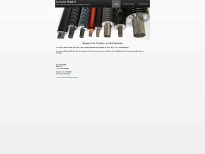 lorenz-rippenrohre.de snapshot