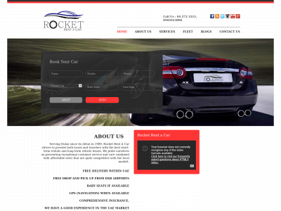 rocketdubai.com snapshot