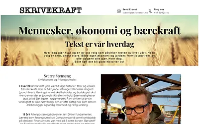 skrivekraft.no snapshot