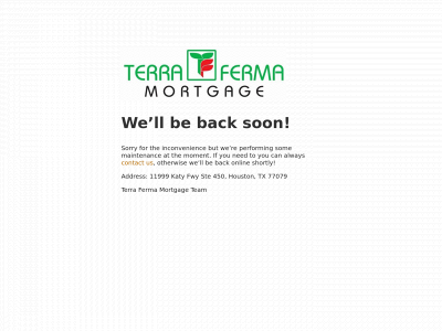 terrafermamortgage.com snapshot