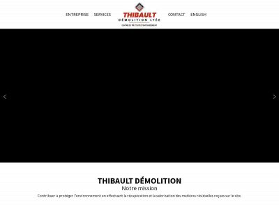 thibaultdemolition.com snapshot