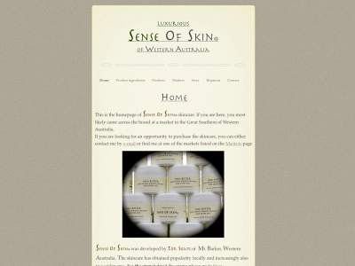 sense-of-skin.com snapshot