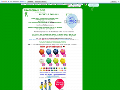 www.promoballons.com snapshot