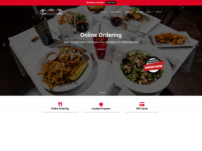 redstriperestaurants.com snapshot
