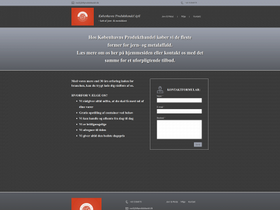 kbhprodukthandel.dk snapshot