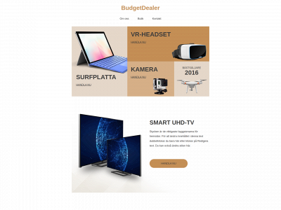 budgetdealer.se snapshot