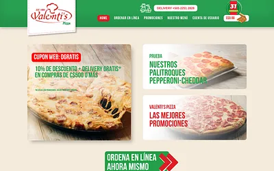 valentispizza.net snapshot