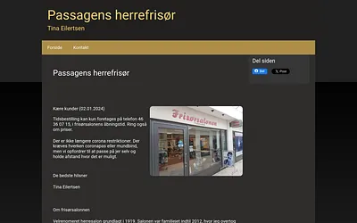 passagensherrefrisor.dk snapshot