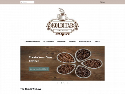 kolbitarcoffee.com snapshot