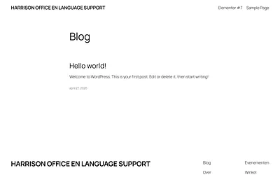 harrisonlanguagesupport.com snapshot