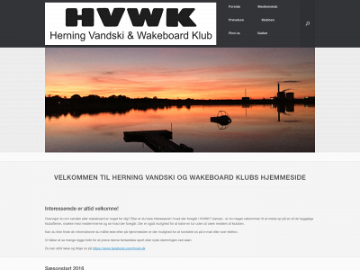 herningvandski.dk snapshot