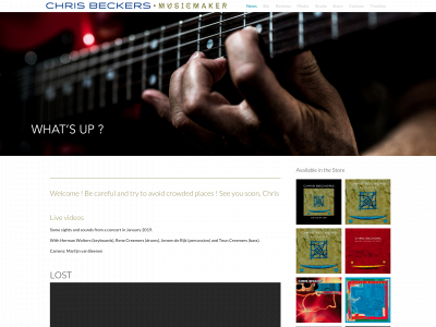chrisbeckers.com snapshot