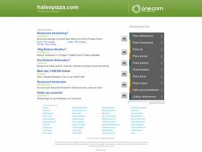 halsopizza.com snapshot