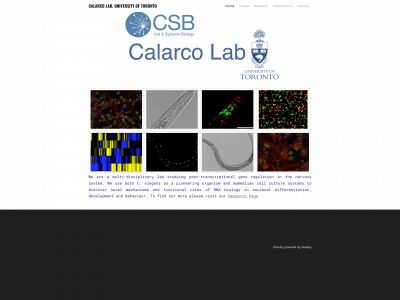www.calarcolab.ca snapshot