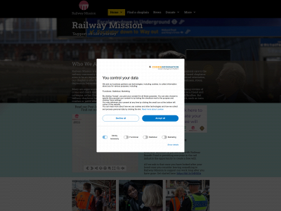 railwaymission.org snapshot