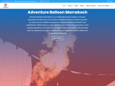 adventureballoonmarrakech.com snapshot
