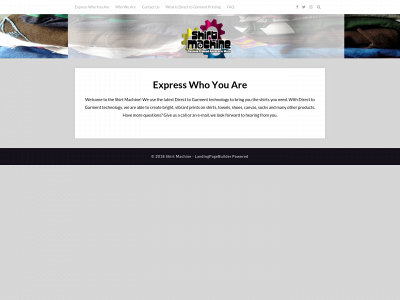 shirtmachine.net snapshot