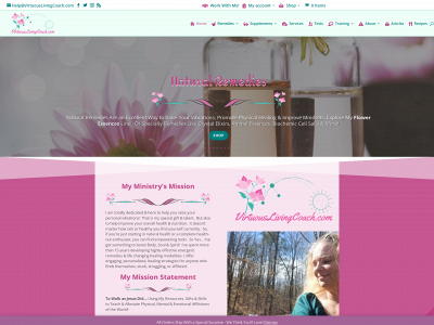 virtuouslivingcoach.com snapshot