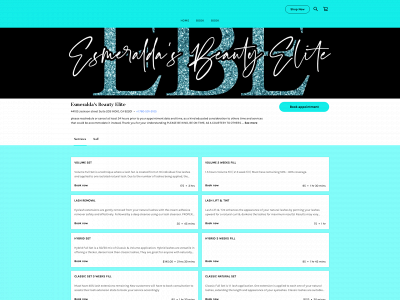 esmeraldasbeautyelite.com snapshot