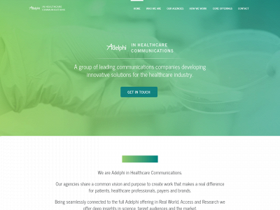 adelphihc.com snapshot