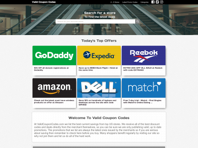 validcouponcodes.com snapshot