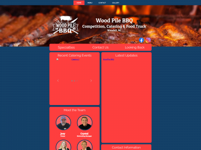 woodpilebbqnc.com snapshot
