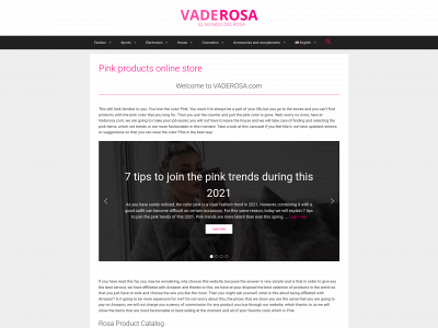 vaderosa.com snapshot