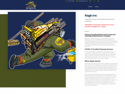 www.ragincleaning.com snapshot