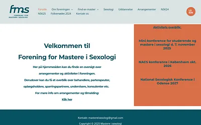 mastereisexologi.dk snapshot