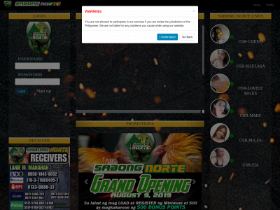sabongnorte.com snapshot