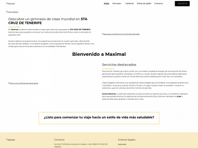 maximaal.es snapshot